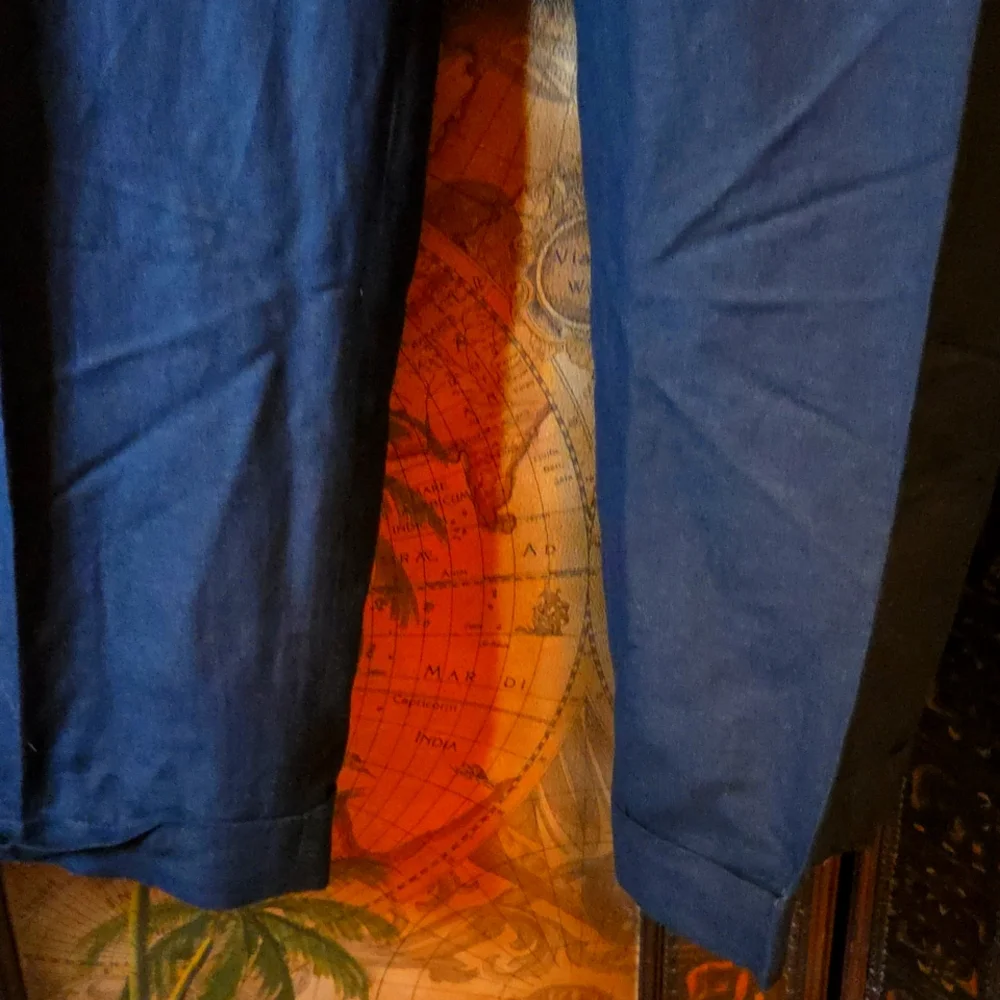 Black Linen Slacks